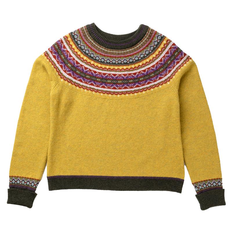 Eribe Knitwear Alpine Short Sweater Findhorn front