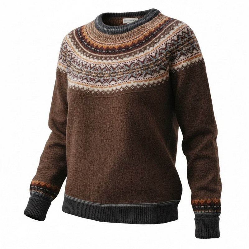 Eribe Knitwear Alpine Short Sweater Hazel main