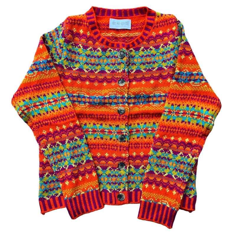 Eribe Knitwear Kinross Cardigan in Beltae flat