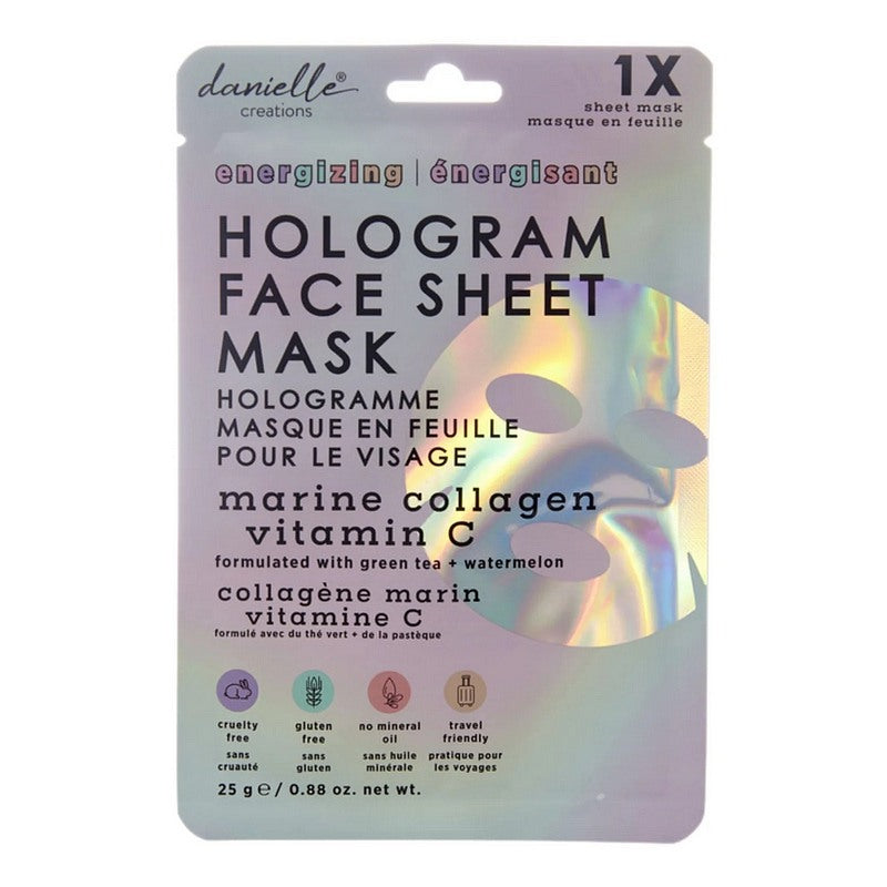 Face Sheet Mask Hologram Green Tea & Watermelon front