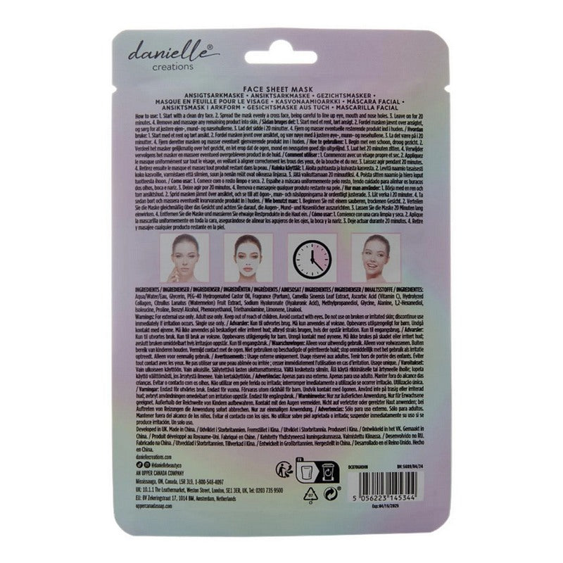 Face Sheet Mask Hologram Green Tea & Watermelon rear