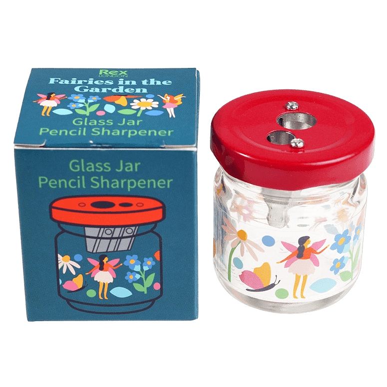 Fairies In the Garden Glass Jar Pencil Sharpener 29683 main