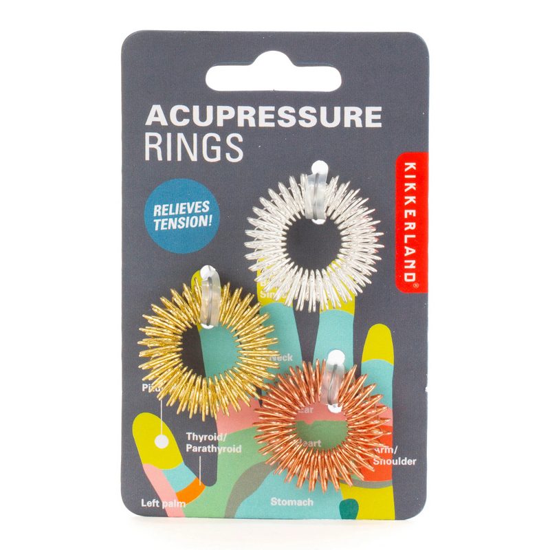 Finger Massage Acupressure Rings AR21-A display