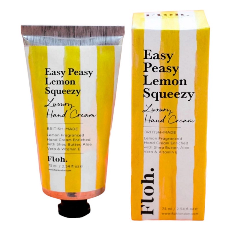 Floh Easy Peasy Lemon Squeezy Luxury Hand Cream HC89FH tube and box front