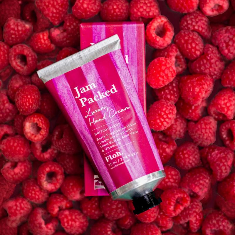 Floh Jam Packed Luxury Hand Cream HC88FH tube on berries
