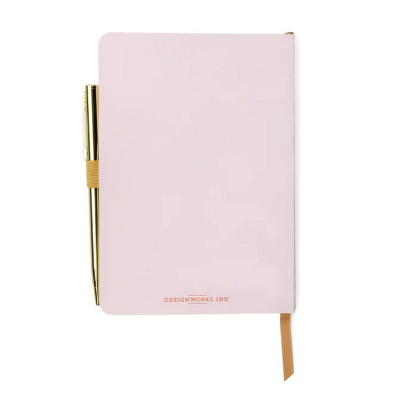 Gentlemen's Hardware Gratitude Journal with Pen Pink JBG46-1005EU back