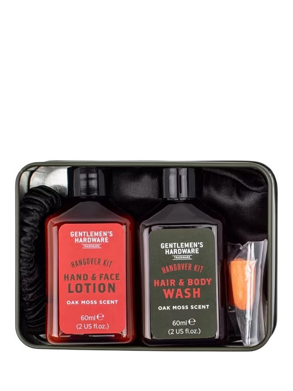 Gentlemen's Hardware Hangover Kit In A Tin open