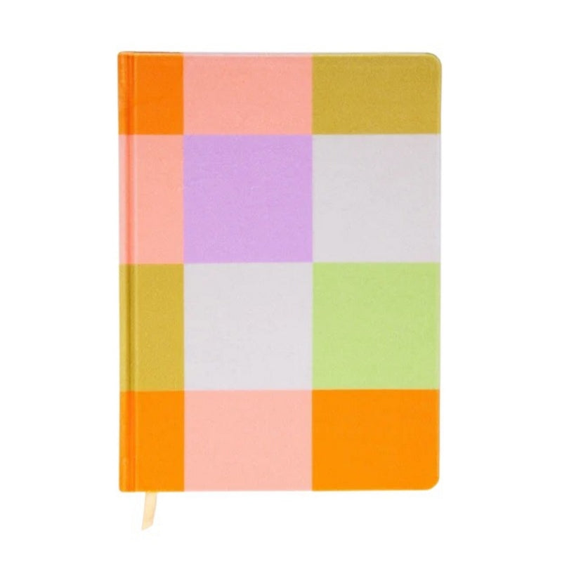 Gentlemen's Hardware Jumbo Journal Velvet Check JB80-2037EU front