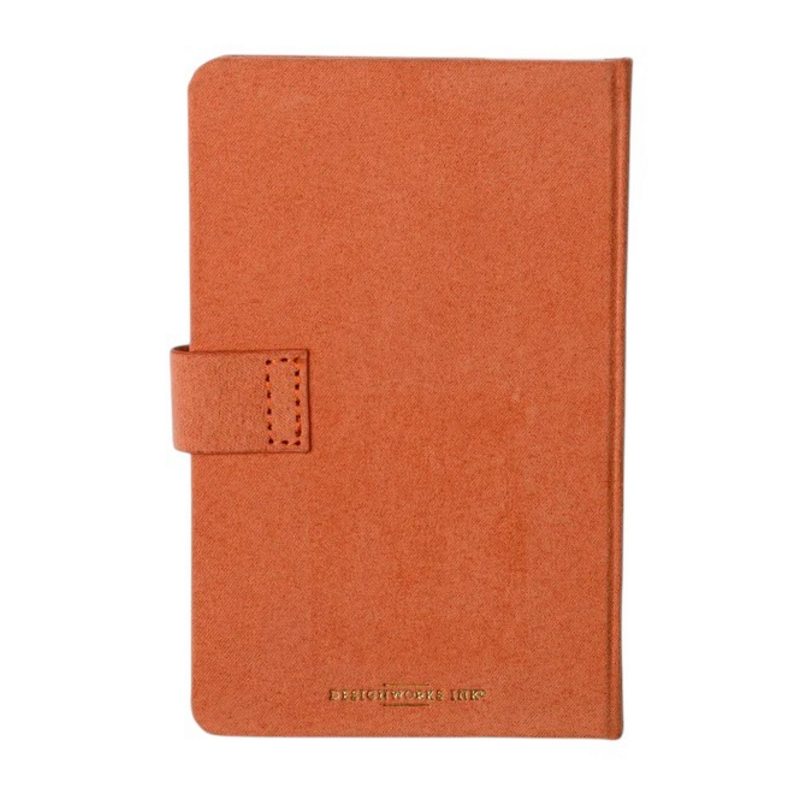 Gentlemen's Hardware Mini Password Journal Asterisks Orange PWJ-10022EU back