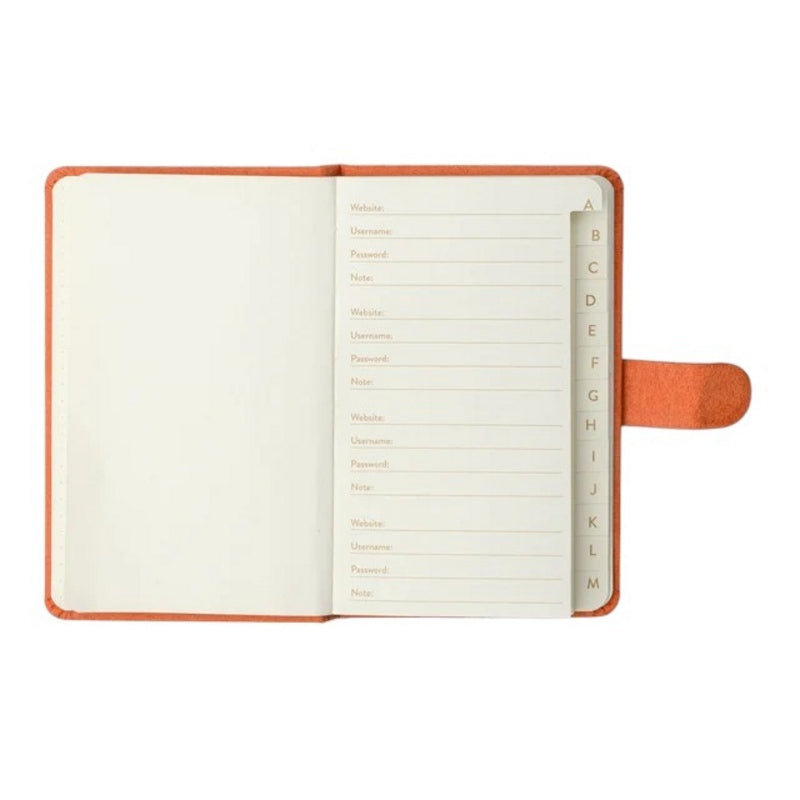 Gentlemen's Hardware Mini Password Journal Asterisks Orange PWJ-10022EU inside 1