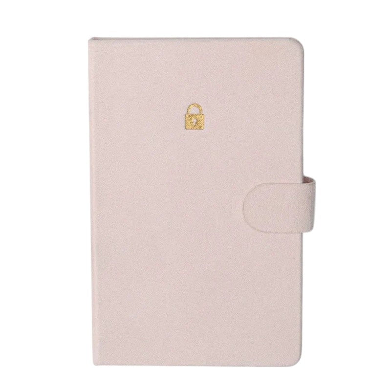 Gentlemen's Hardware Mini Password Journal Lock Pink PWJ-1004EU front