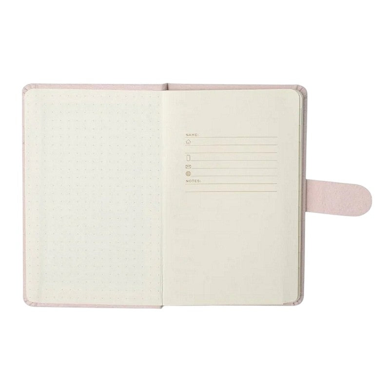 Gentlemen's Hardware Mini Password Journal Lock Pink PWJ-1004EU inside