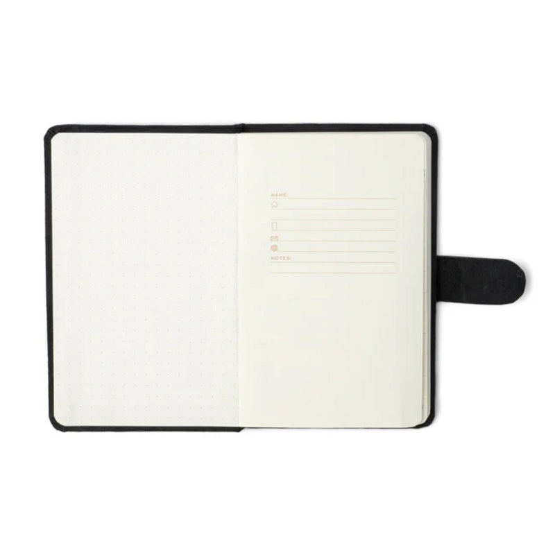 Mini Password Journal Shh Black