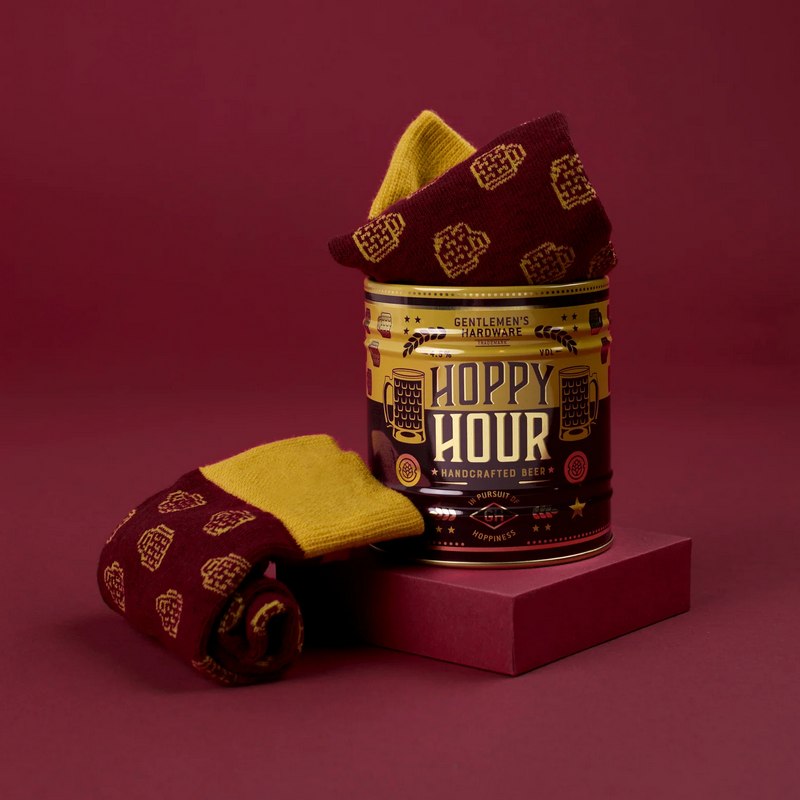 Gentlemen's Hardware Socks In A Beer Can lifestyle