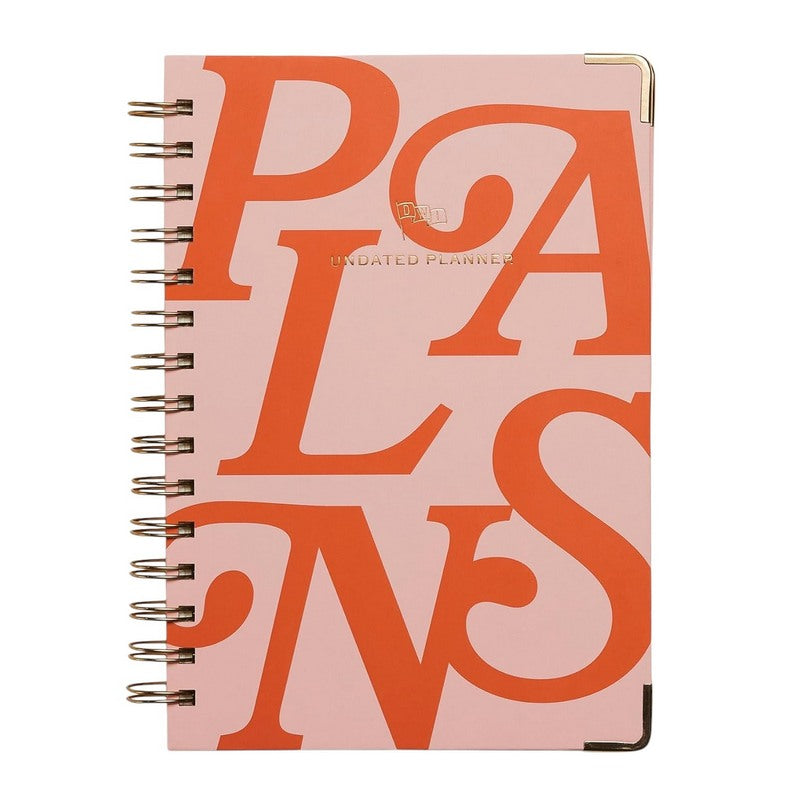 Gentlemen's Hardware Undated 13 Month Perpetual Wirebound Planner AGS68-1838EU front