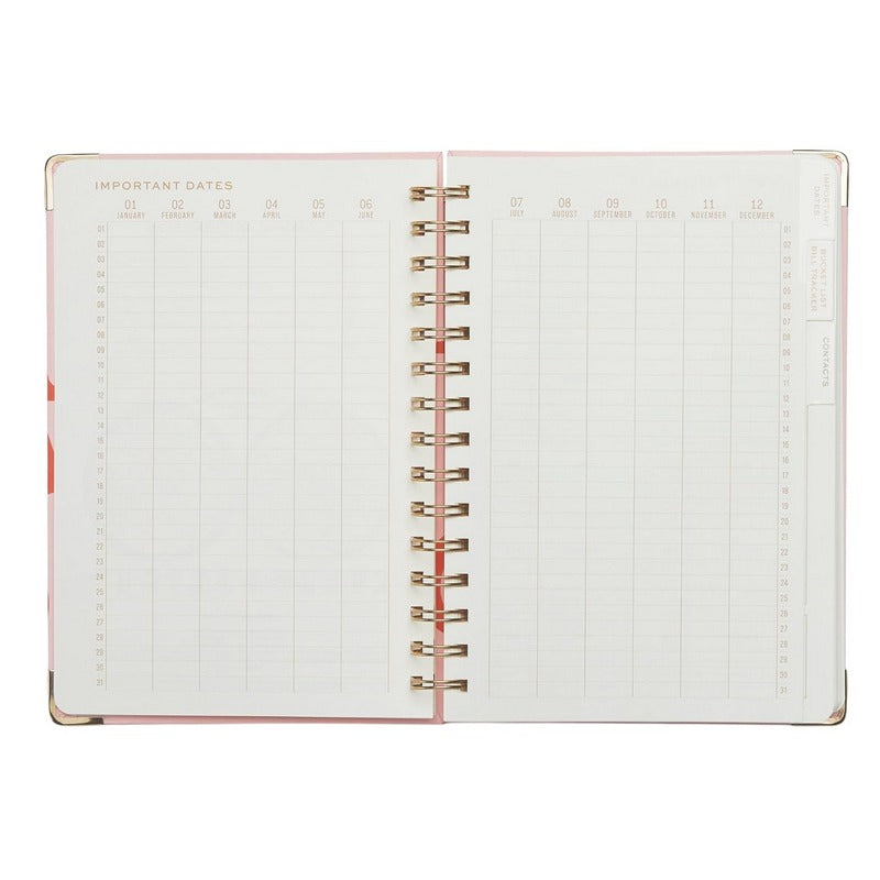 Gentlemen's Hardware Undated 13 Month Perpetual Wirebound Planner AGS68-1838EU inside 2