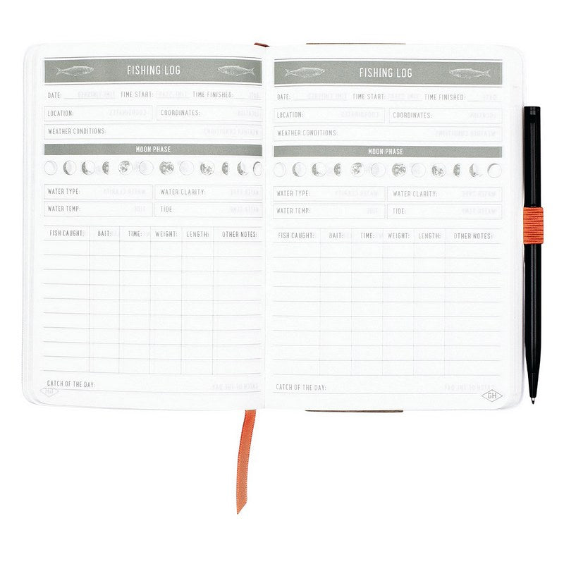 Gentlemen's Hardware Waterproof Fishing Notebook GEN877 inside 1
