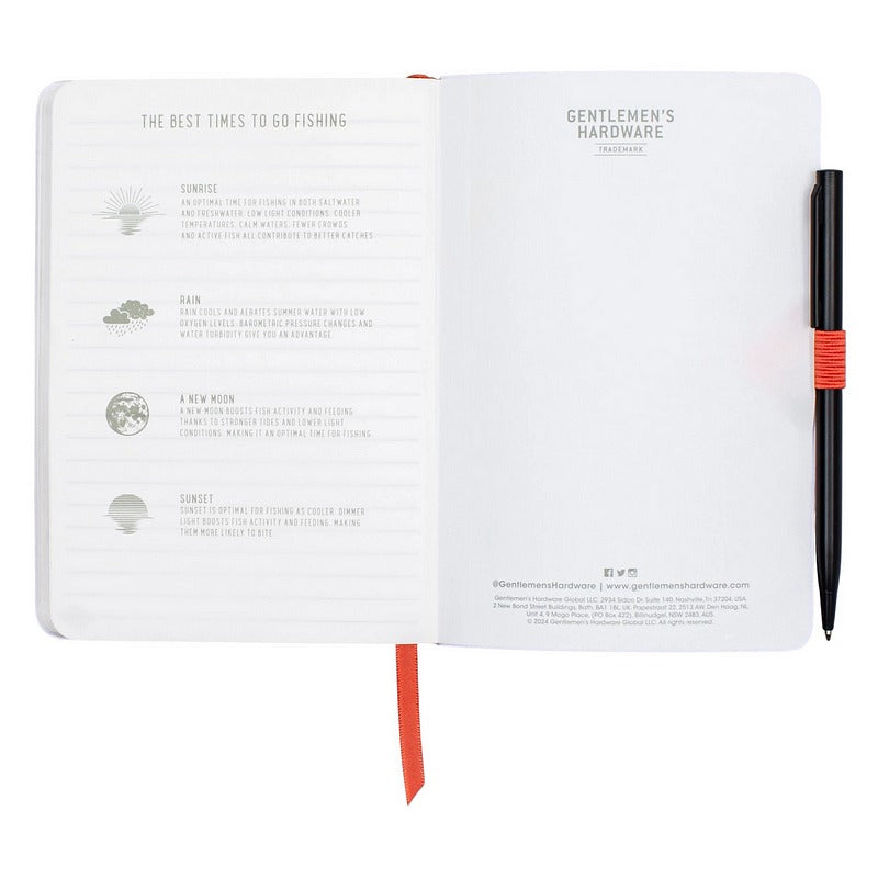 Gentlemen's Hardware Waterproof Fishing Notebook GEN877 inside 4
