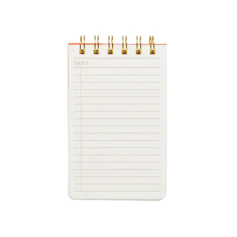 Gentlemen's Hardware Wirebound Notepad Rainbow Check PPS56-2030EU inside