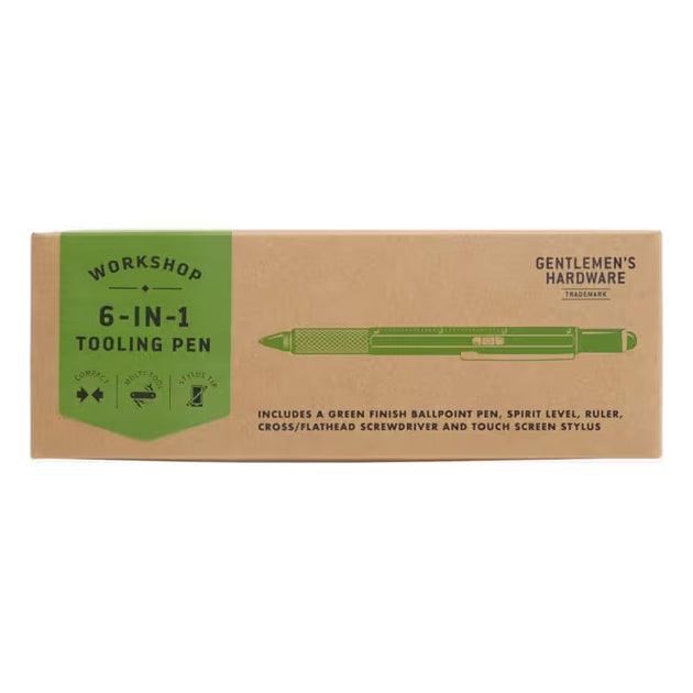 Gentlemen's Hardware Tooling Pen Olive GEN841 box front