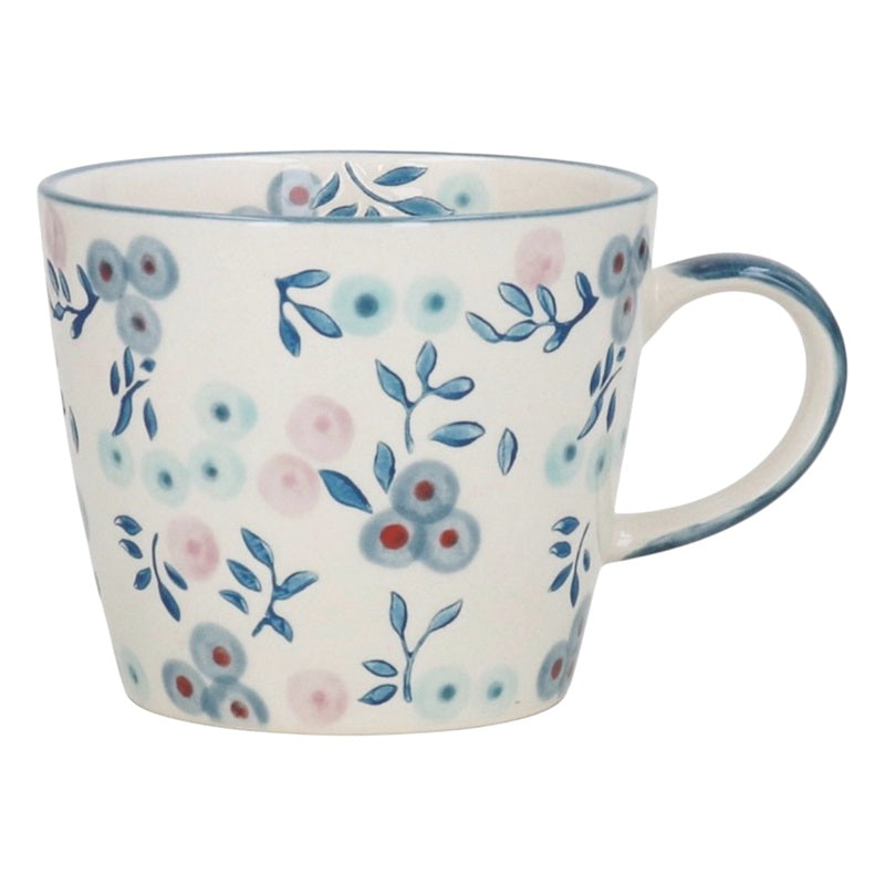 Gisela Graham Blueberries Stoneware Mug 36589 front