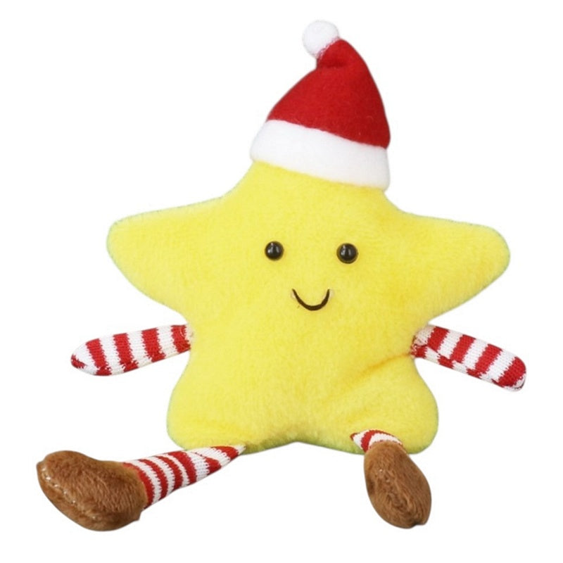 Gisela Graham Fabric Christmas Star Shelf Sitter 34941 main