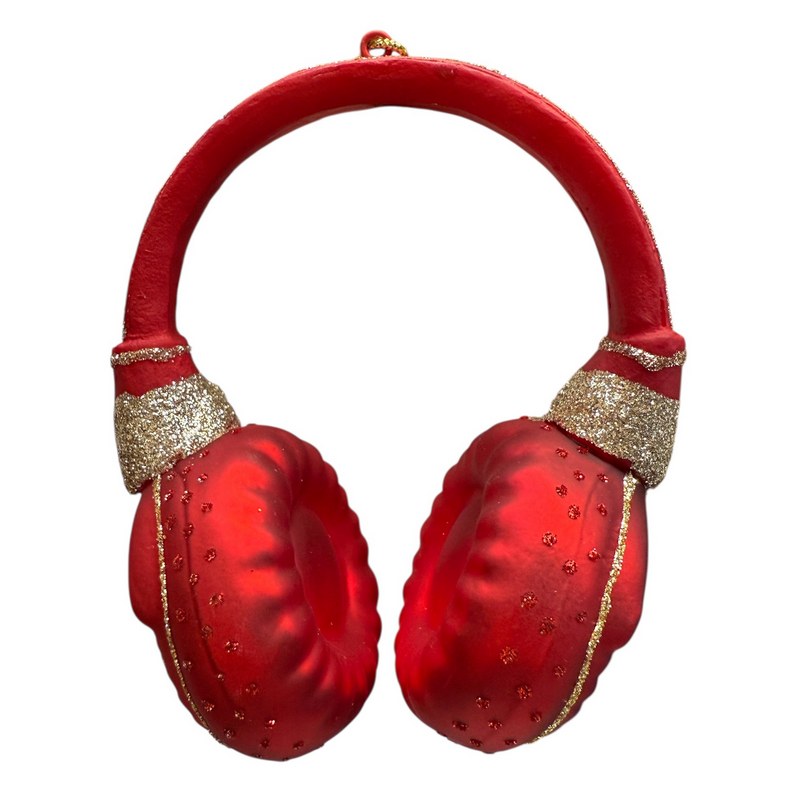 Gisela Graham Glass Headphones Decoration 01950 main