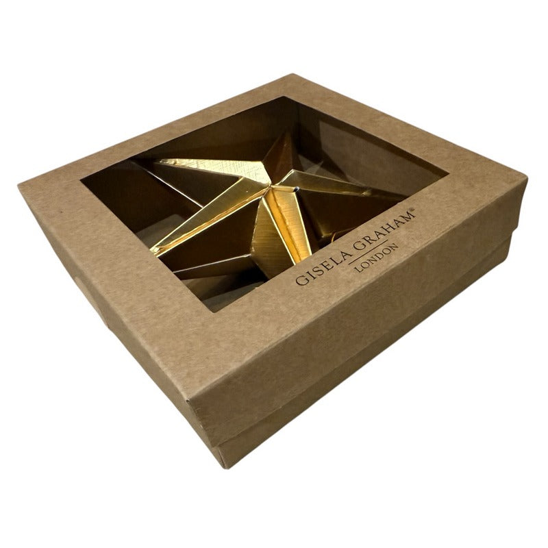 Gisela Graham Gold Paper 5-Point Star 17682 packaging