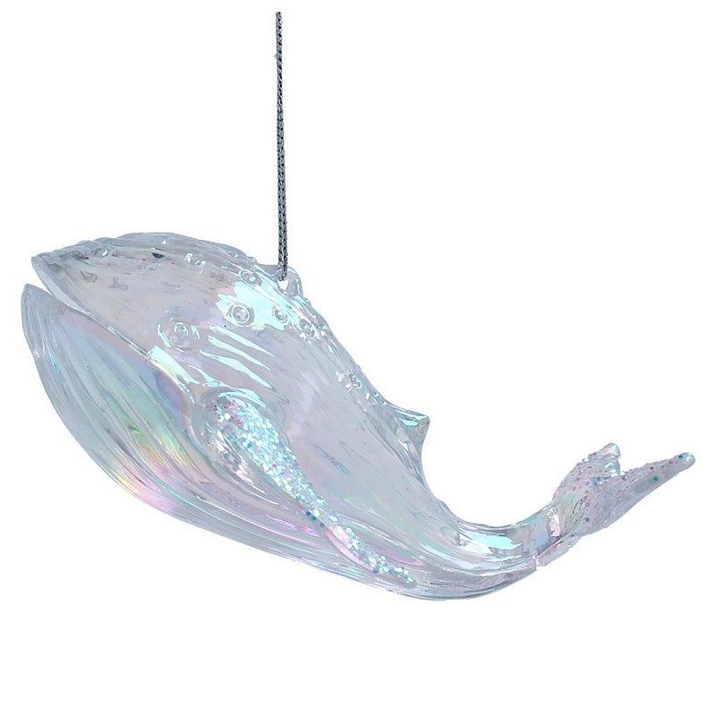 Gisela Graham Iridescent Whale Decoration 15349 main