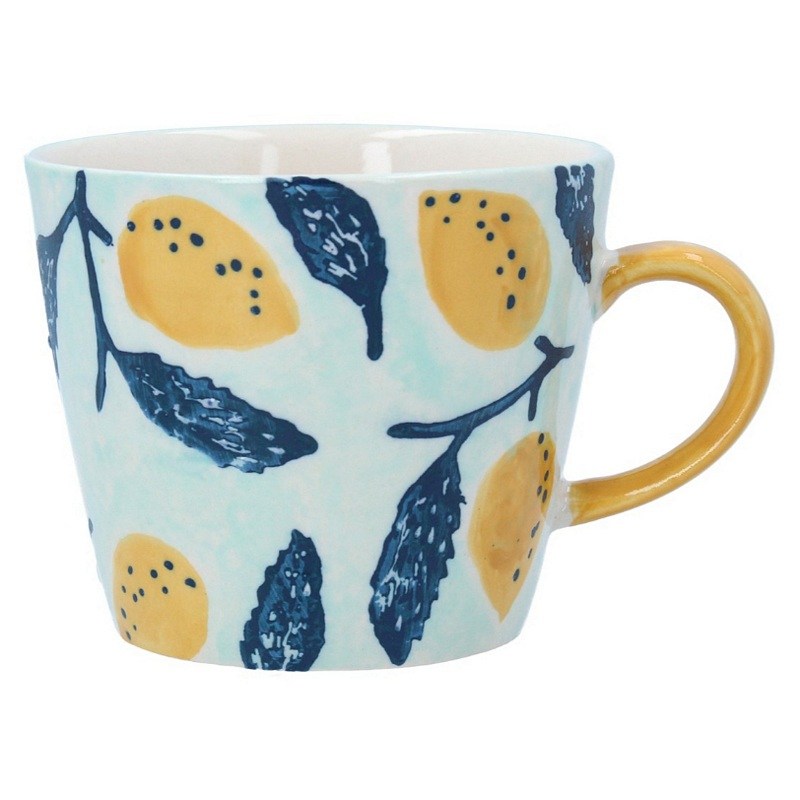 Gisela Graham Lemon Tree Stoneware Mug 32306 main