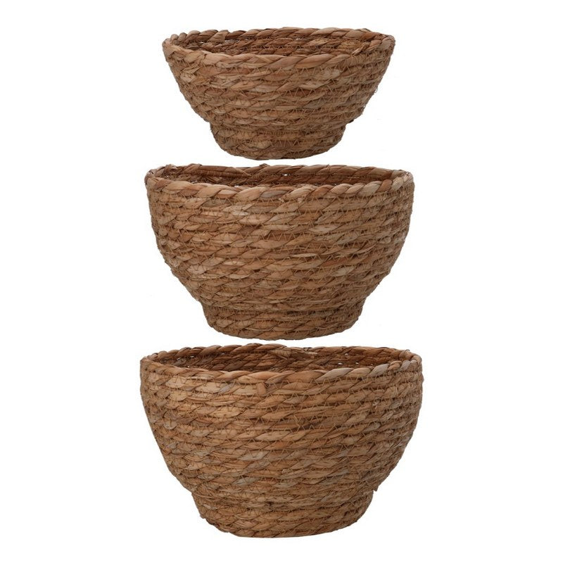 Gisela Graham Natural Woven Bowl Basket selection