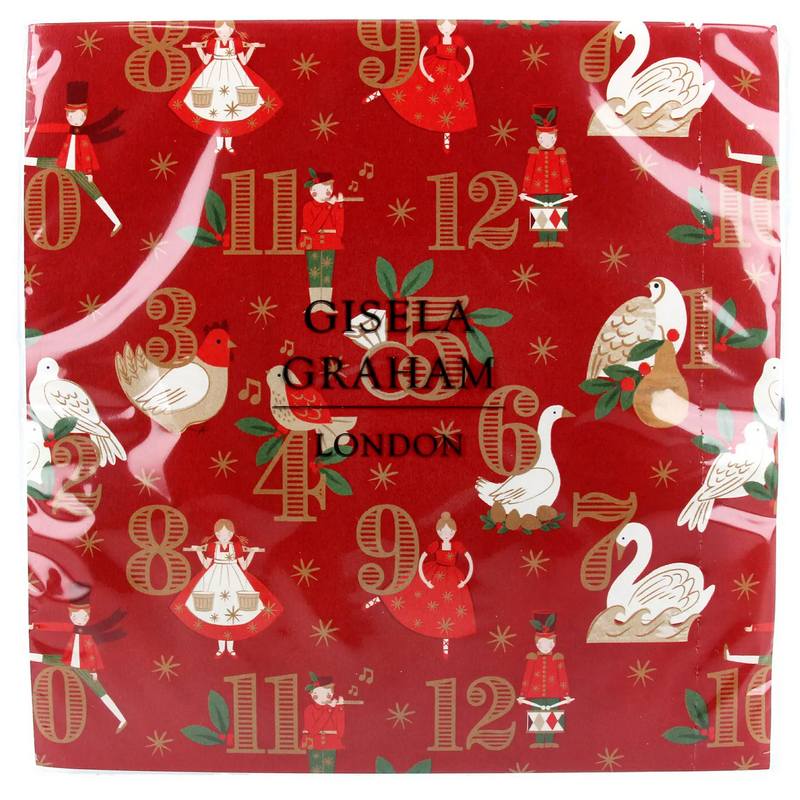 Gisela Graham Paper Napkins 12 Days Of Christmas 30731 front