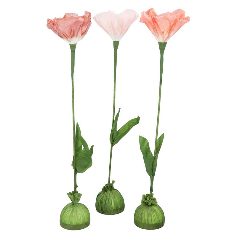 Gisela Graham Pastel Paper Dahlia with Weighted Base 86076 selection