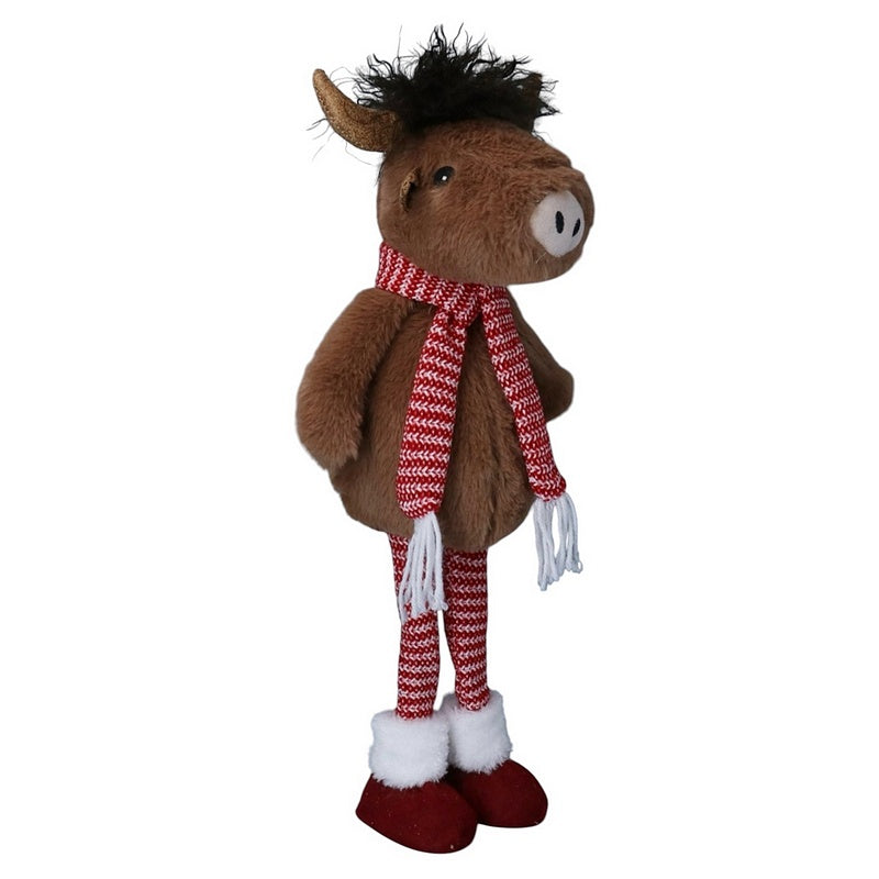 Gisela Graham Plush Standing Highland Cow 36192 side