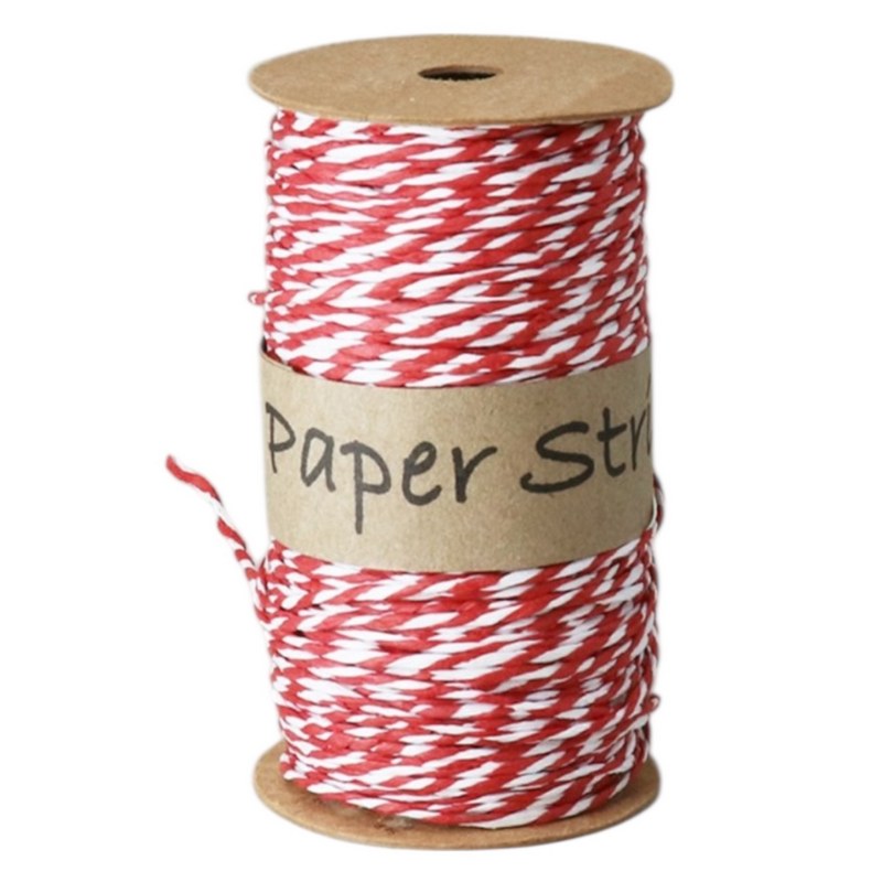 Gisela Graham Red & White String Spool 50m