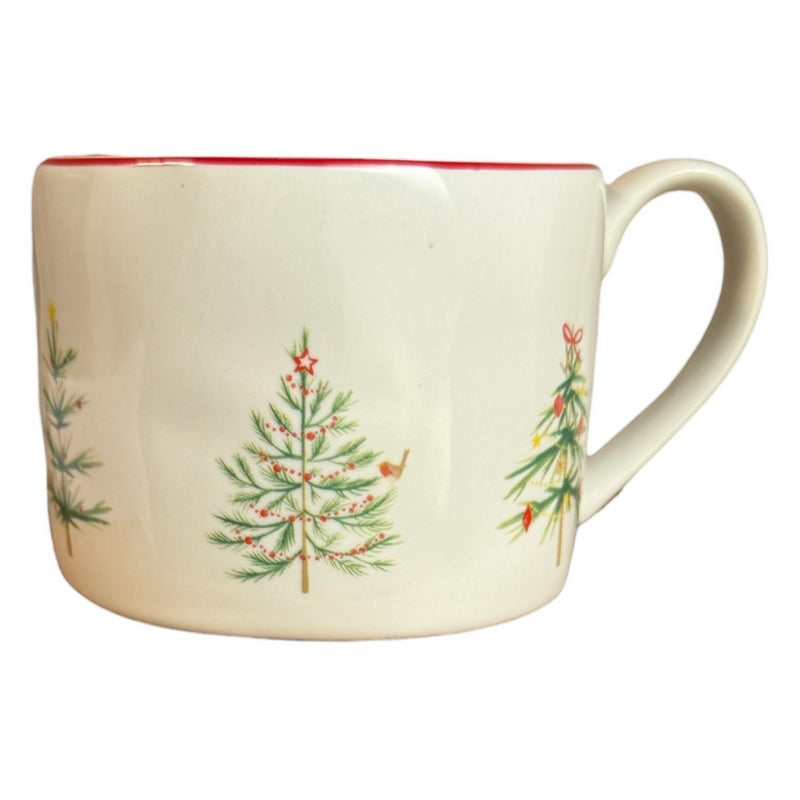 Gisela Graham Scandi Trees Stoneware Mug 32296 front