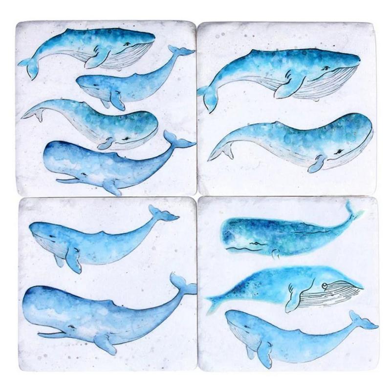 Gisela Graham Whales Resin Coaster 33275