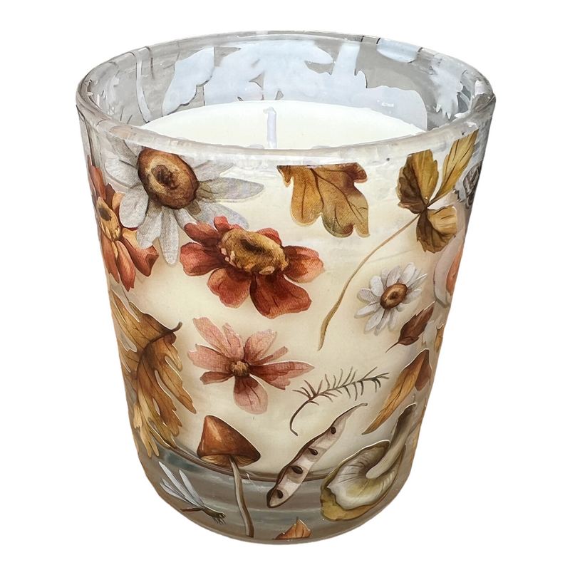 Gisela Graham Woodland Scented Boxed Candle Amber Wood and Honey 51718 front