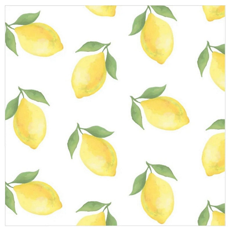 Gisela Graham Lemon Napkins Pack of 20 81014 front