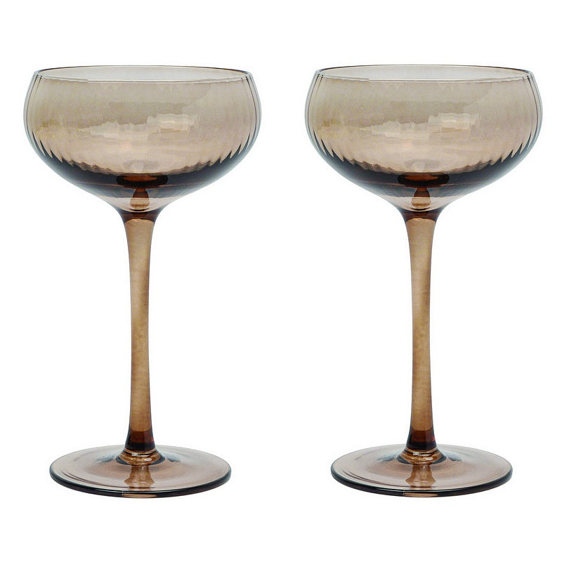 Here's How Lou Coupe Glass Smoke Set of 2 HHC105 main