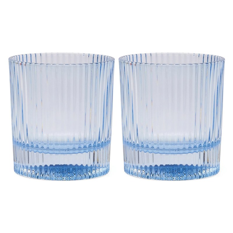 Here's How Scout Lowball Glass Set of 2 Blue HHC198 main