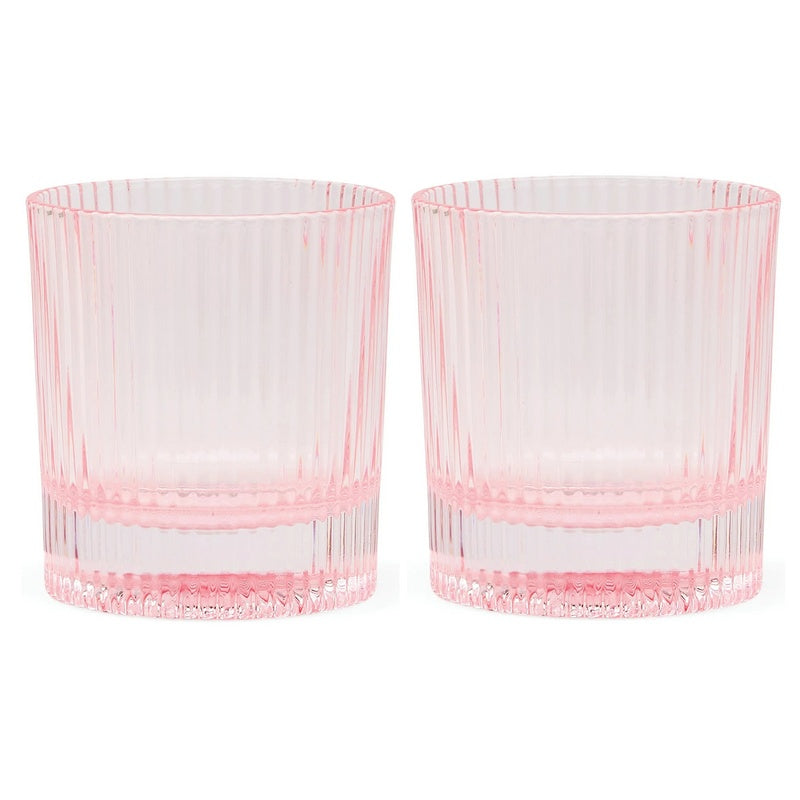 Here's How Scout Lowball Glasses Blush Set of 2 HHC197 main