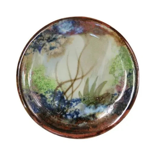 Highland Stoneware Celadon Rockpool Coaster front
