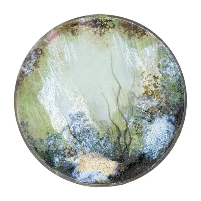 Highland Stoneware Celadon Rockpool Small Round Stand 0621RPC main