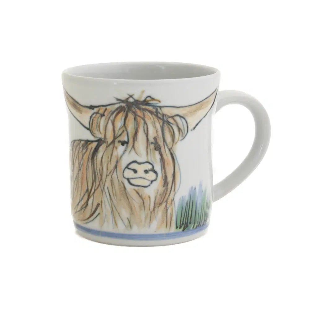Highland Stoneware Highland Cow Pint Mug 0605HC front