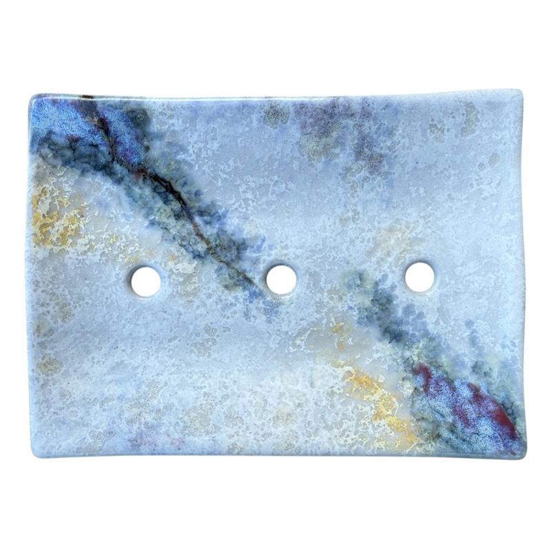 Highland Stoneware Quartz Rectangle Soap Dish 0916QU main