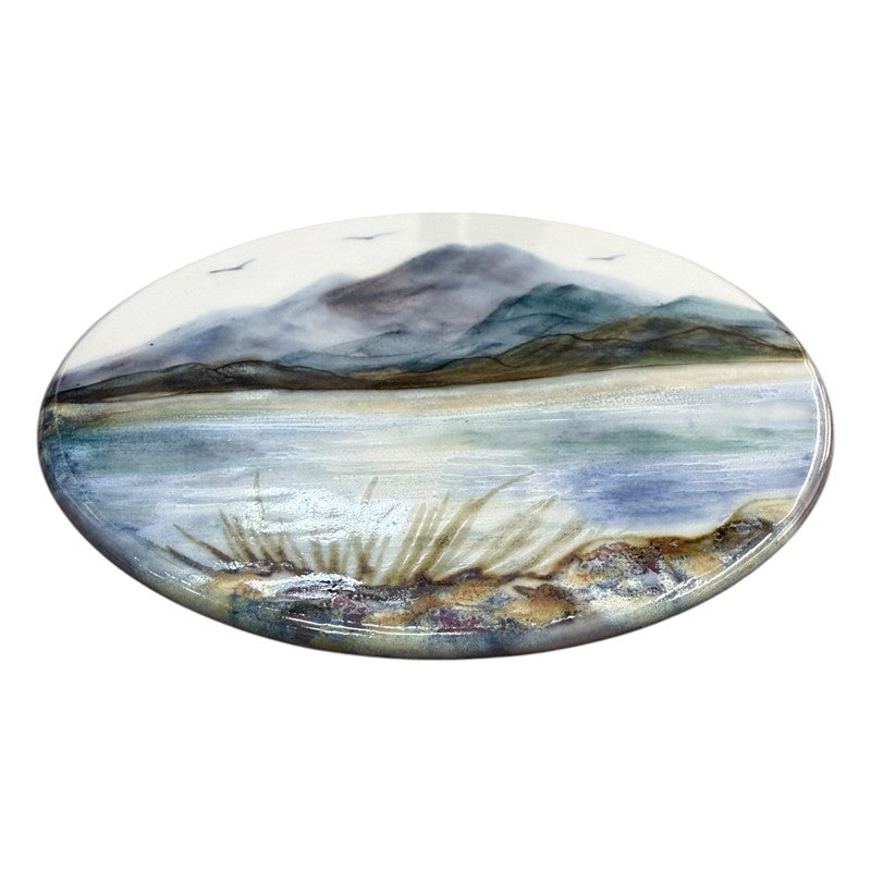 Highland Stoneware Small Round Stand side