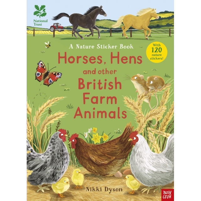 Horses, Hens and Other British Farm Animals Sticker Book