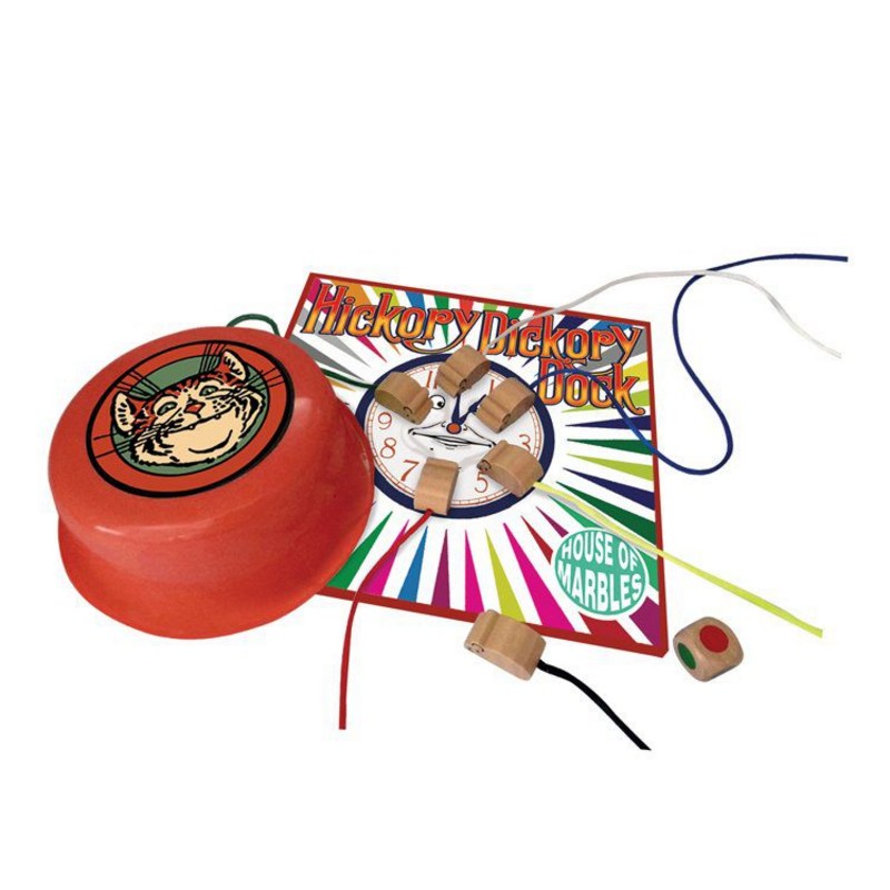 House Of Marbles Hickory Dickory Dock Game 221106 contents