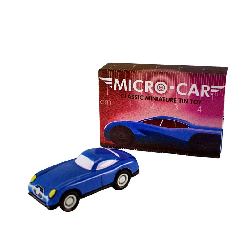 House Of Marbles Micro Tin Car 213265 blue with box